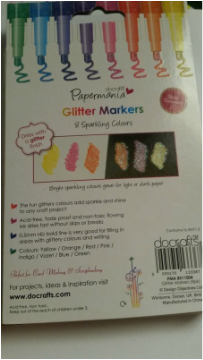 Excellent Papermania Glitter Markers - adult colouring with bollydophie